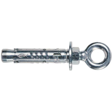 20PZ TASSELLO ANCORANTE ACCIAIO 'NTR/C' NTR10/C 15 x 60 - occhiolo M 10 x73