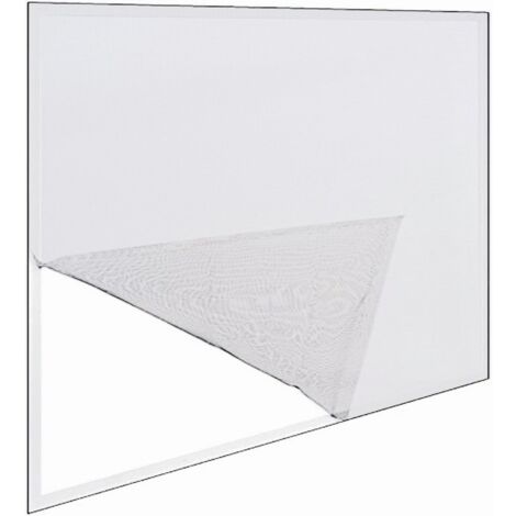 20PZ ZANZARIERA A STRAPPO  PER FINESTRA cm. 150x180 col. Bianco