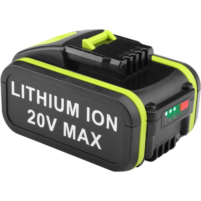 20V 5.0Ah Batterie de Remplacement pour Worx 20V Akku WA3553 WR142E M700 WA3551, WA3551.1, WA3553, WA3553.1, WA3553.2, WA3556, WA3572, WA3605, WA364