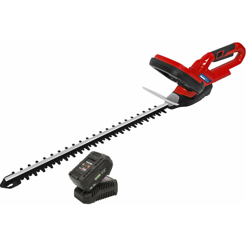 20V Cordless Hedge Trimmer Bundle - Includes 4Ah Lithium-ion Battery & Charger