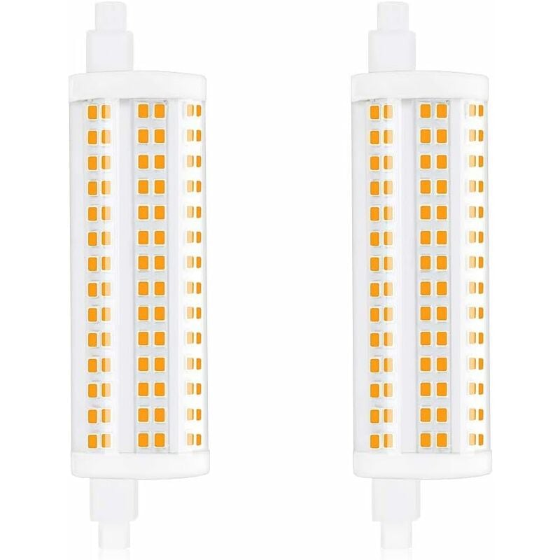 20W 118mm R7s Dimmable Ampoule led J118 Lumière du jour 4000K 2200lm double extrémité spot équivaut à 200W ampoule halogène pour maison, salon,