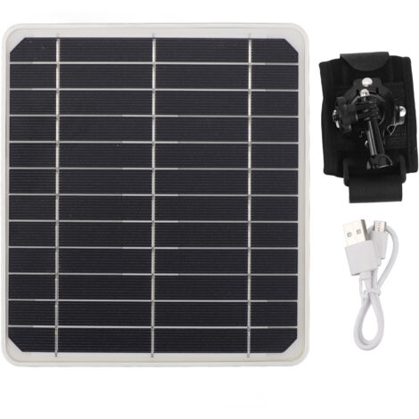 20W Solar Panel with USB TYPE C DC Port Waterproof 5V 2A Portable Solar Panel for Backpack Bicycle