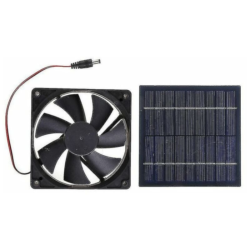 20w ventilateur d'extraction solaire extracteur d'air mini ventilateur alimenté par panneau solaire