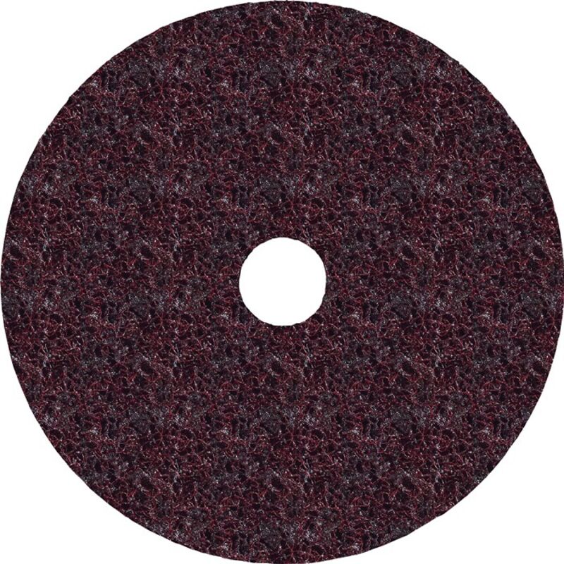 3M Scotch-Brite Disque Abrasif Non Tiss&eacute; SC-DH, 115 x 22 mm, Grain A Moyen, Rouge, 20 Disques/Bo&icirc;te