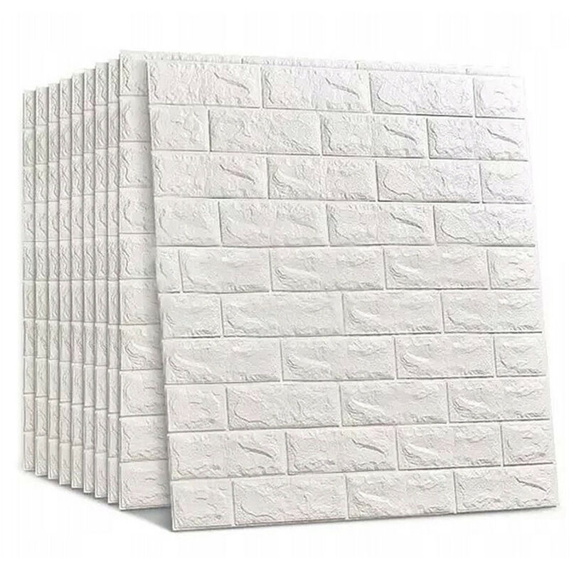 

20 Piezas 77x70cm 3D Azulejo, Paneles de Espuma de la Pared, Ladrillo XPE Impermeable y Autoadhesivo, Estilo Sensillo, Decoración para Sala,