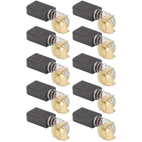 20x Balai en charbon, charbon moteur, 7mm x 11mm x 16mm pour outils électriques comme ponceuse d'angle, ponceuse orbitale