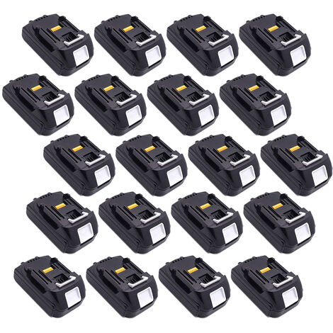20X Batterie pour Makita BL1430 BL1415 BL1440 BL1415N 196875-4 194558-0 195444-8 196388-5 194065-3 14,4V 1,5Ah