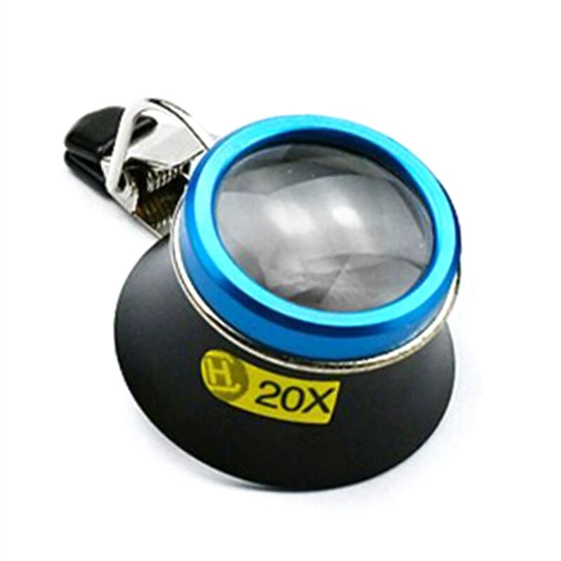Image of 20X Brillen Lupe Clip-on Auge Tragbare Okular Handwerk Betreiber Uhrmacher Reparatur Werkzeug