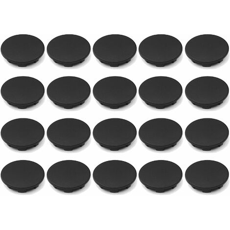 Cache-vis Autocollants En PVC – Lot De 216 – Imitation Bois Chêne Foncé – Diamètre 21 Mm – Pour Meubles Et Bricolage