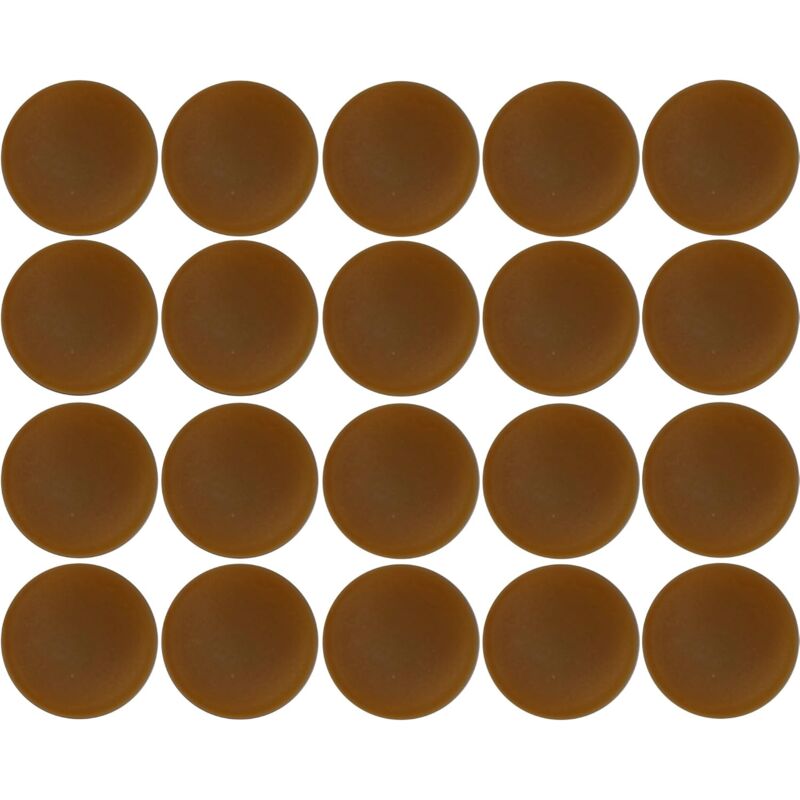 Cyclingcolors - 20x Cache vis capuchon torx T25 Protection Bouchon Recouvrement Meuble, chêne rustique