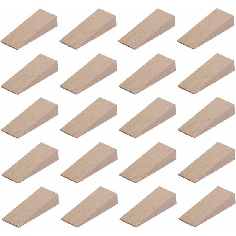 Cyclingcolors - 20x cale en bois universelle 55mm x 20mm x 12mm meuble porte calage ajustement