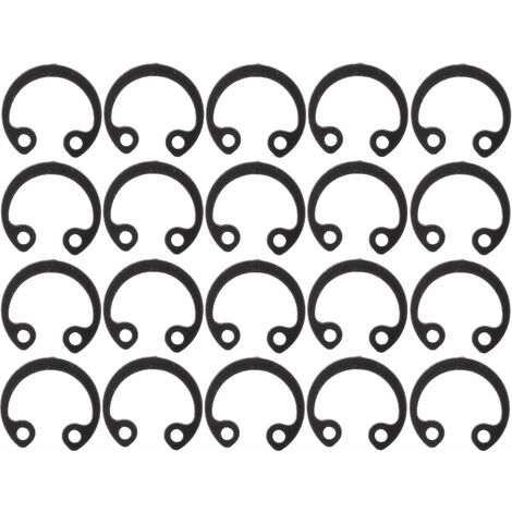 20x Circlip interne bague de retenue pour alésages en acier inoxydable DIN 472 Anneau de retenue Inox Rondelle Blocage Pince Transmission, Ø 14mm