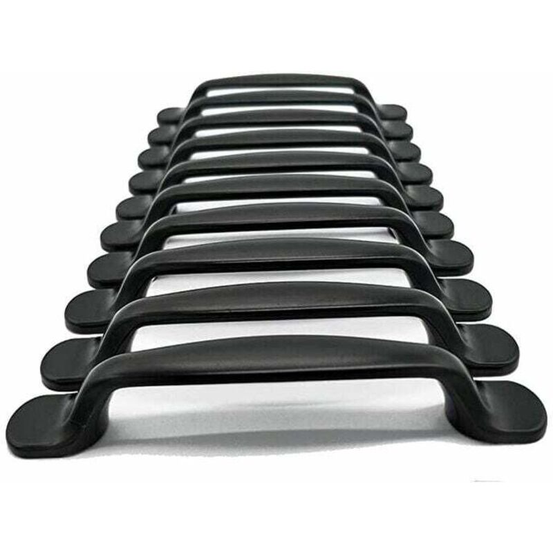 20x Cuisine Armoire Porte Poignées Placard Tiroir Chambre Meubles Tirer Entraxe 96mm, Aluminium, avec des vis