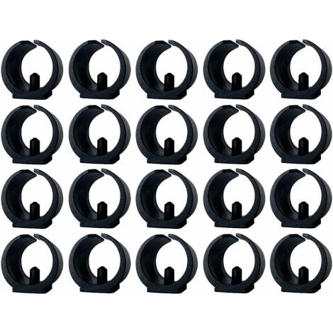 6 Embouts En Caoutchouc Noir Pour Pieds De Meubles (chaises, Tables) - Diamètre 100 Mm (ou 6-100 Mm) - Protège Sols Et Réduit Le Bruit