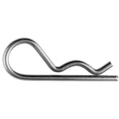 20x Goupille à ressort Acier inoxydable (Inox) A4 5MM