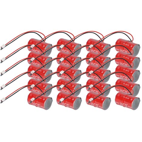 20x Lithium Batterie ER14250M DOM Protector Schließzylinder kompatibel zu 298384