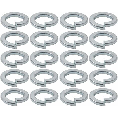 20x Rondelle grower élastique pour vis à tête cylindrique en acier zingué DIN 7980 Universel Vis Boulon Etanchéité Fixation Quincaillerie Ressort, M10