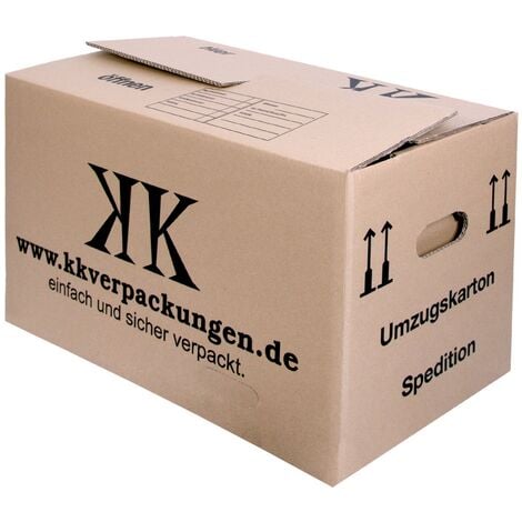 5 Stück Umzugskartons Umzug Kartons Umzugskisten mit doppelter Boden STABIL NEU
