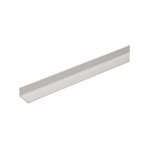 20x15x1,5 mm DUVAL BILCOCQ angolo in alluminio a flangia disuguale - L.2 m - Argento - 41-0102-6212