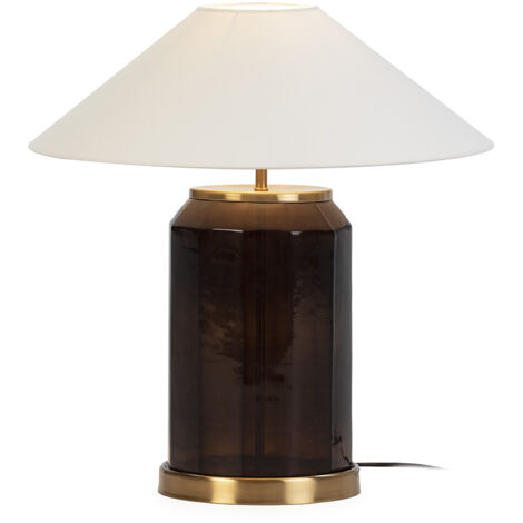 20x20x45 brauner Glas Tischlampe / Brilliant Gold Metall ohne Bildschirmbeleuchtung / Tischlampen für alle Stile, um zu Hause eine Note zu verleihen