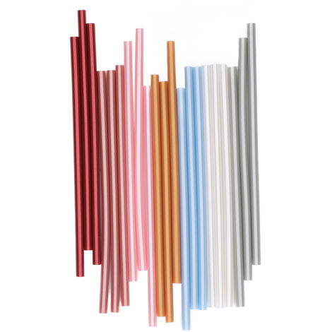 21 Bâtons de Colle Chaude 7x200mm, Adhésion Forte, Non Toxiques et Écologiques, pour Pistolet à Colle et Projets DIY
