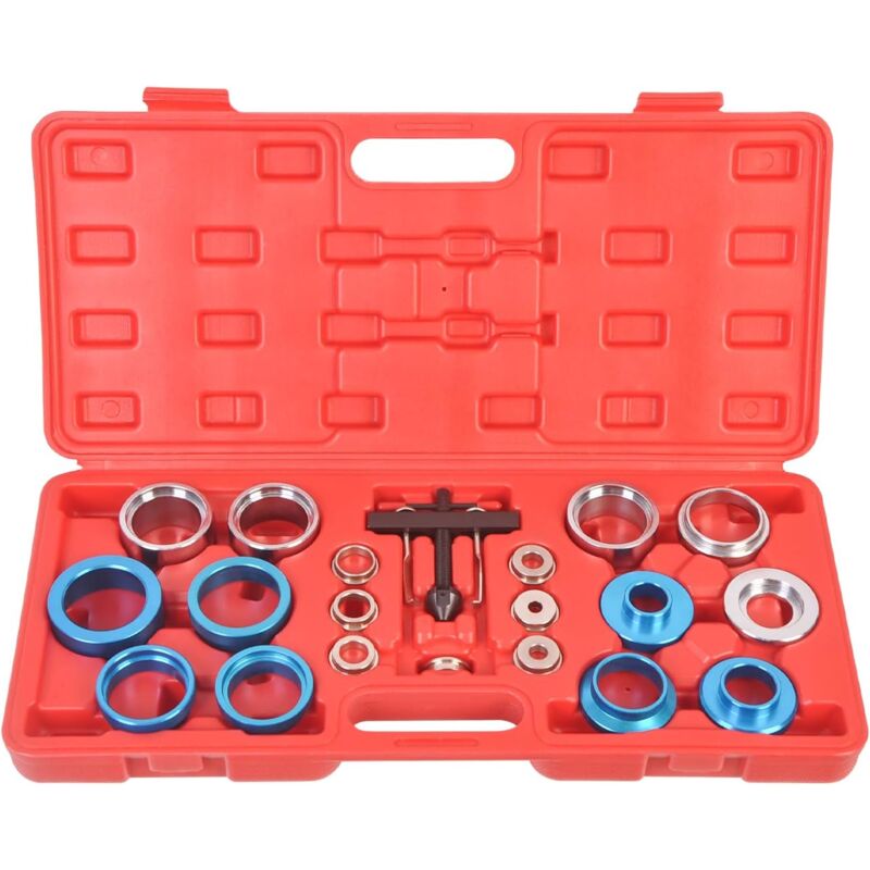 21 Pièces Kit Professionnel Outils de Joint d'Arbre à Cames et de Vilebrequin - Coffret Complet pour Démonter/Installer les Joints SPI - Compatible