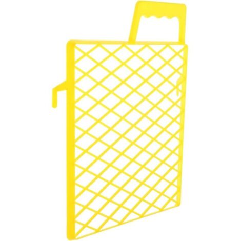 21 x 25 cm Farbrollergitter, stabiles Abtropfgestell für Eimer und Topf, Gitter mit Halterung für Renovierungsarbeiten im Innenbereich, Unterstützung zum Abwischen, Reinigen und Abtropfen