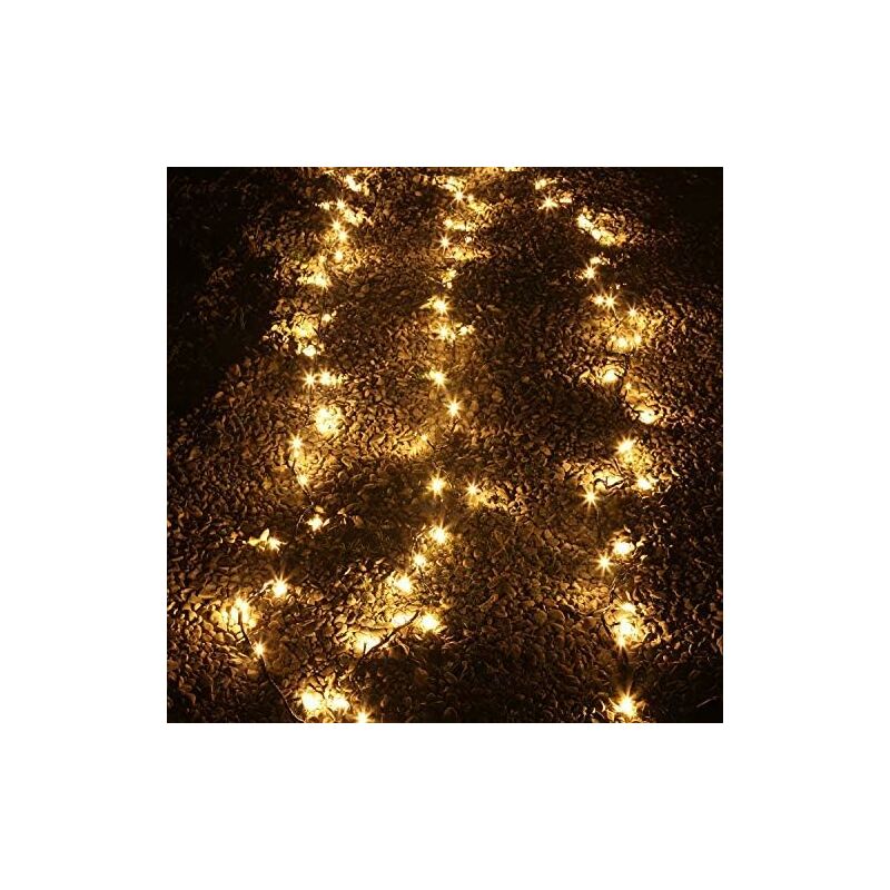 

3*100 luces LED de cadena IP44 luces blancas cálidas impermeables de 8M para fiesta de Navidad