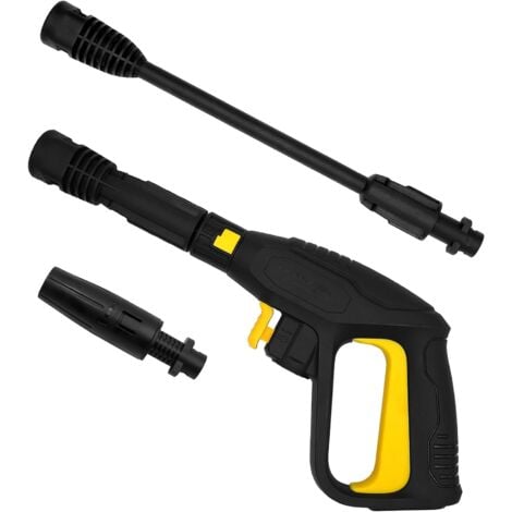 LRAPTY 2100 psi Pistolet de déclenchement Kit,Poignée Pistolet avec Lance Rotative,Pistolet Haute Pression pour Système Rapide Tuyau Karcher K2 K3 K4 K5 K7