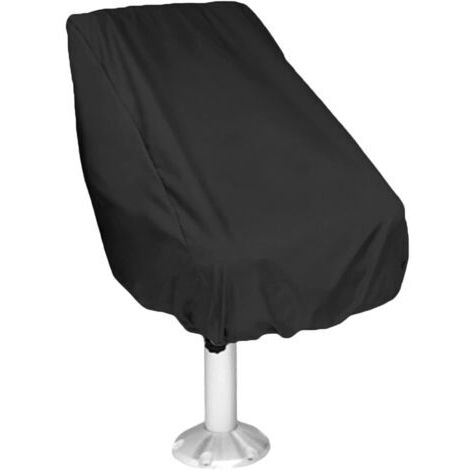 210D Bootsitzbezug, Schutz vor UV-Strahlung und Witterungseinflüssen, Schwarz – 56 x 61 x 64/30 cm