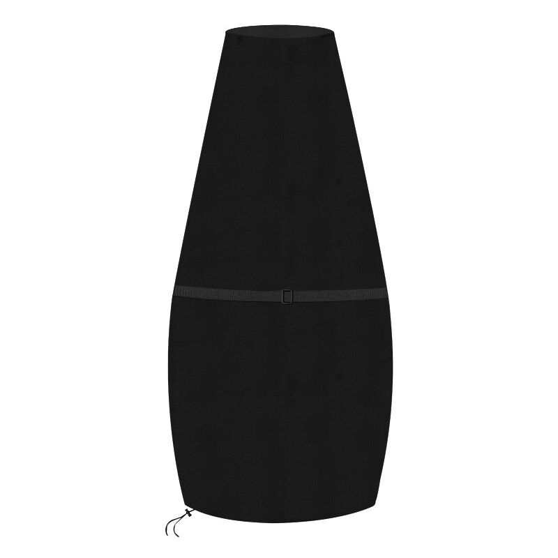 210D Housse anti-poussière en tissu Oxford 84 x 221 cm, housse de chauffage de terrasse en forme de pyramide de 21 pouces résistante à l'eau