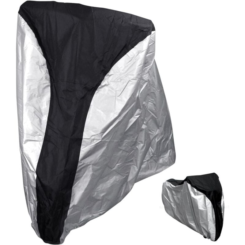 210D Housse de protection pour vélo de montagne 1,70.65 0,95m,Imperméable,Anti-UV,Avec sac de rangement,Convient pour les vélos
