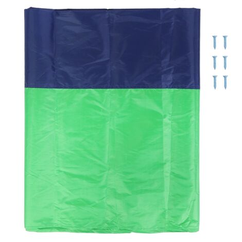 210D Oxford-Gewebe 132x226cm Gartenplane Terrassenüberdachung Markise Gartenzubehör (Grün Grau Blau)