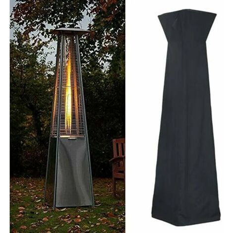 HOOPZI 210D Waterproof Gas Pyramid Patio Heating Cover Garden Furniture Protector Waterproof Cover Outdoor Garden Furniture