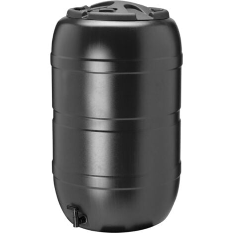 WATER BUTTS DIRECT 210L Standard Barrel Water Butt in BLACK