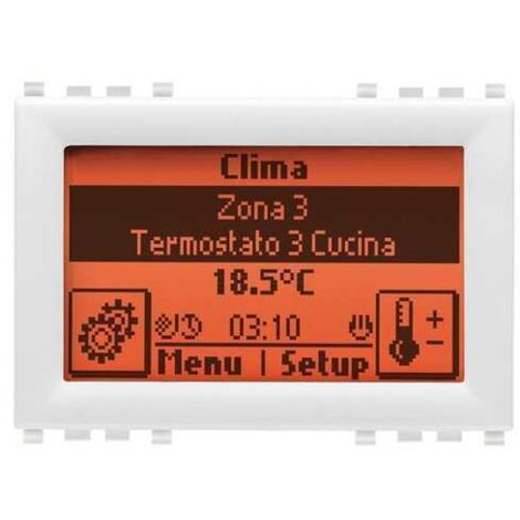 21509.B Central de Pantalla Táctil 3M Blanco Eikon Evo