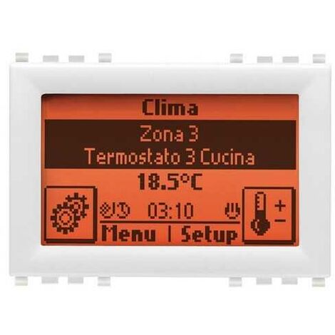 21509.B Centrale Touch Screen 3M Bianco Eikon Evo