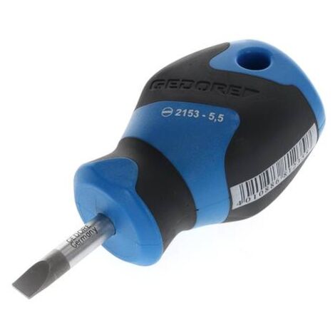 2153 4 Cacciavite, forma corta, fessura 4 mm