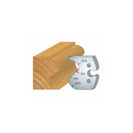 216 : jeu de 2 fers 50 mm bec de corbin pour porte outils 50 mm