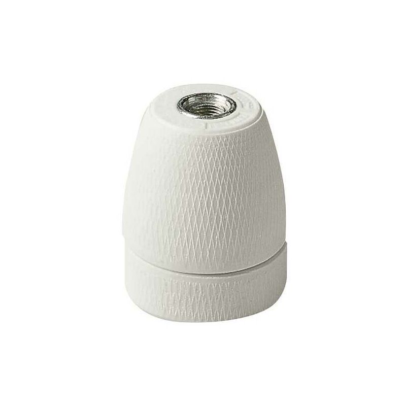 02164 Porte-ampoule E27 M10X1 en porcelaine anti-svitillement