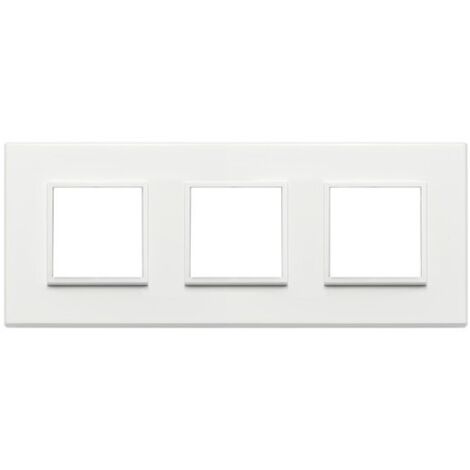 21644.17 Placa 6M (2+2+2) Int71 Blanco Total Eikon