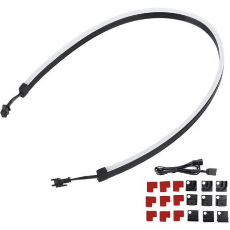21,7 Zoll ARGB adressierbarer 5V 3-Pin LED-Streifen, mehrfarbiges dekoratives Band für PC-Gehäuse