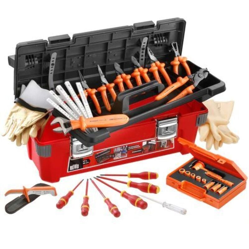 Mallette à outils Jeu d'outils isolés Facom Jeu de 19 pièces ( Prix pour 1 )