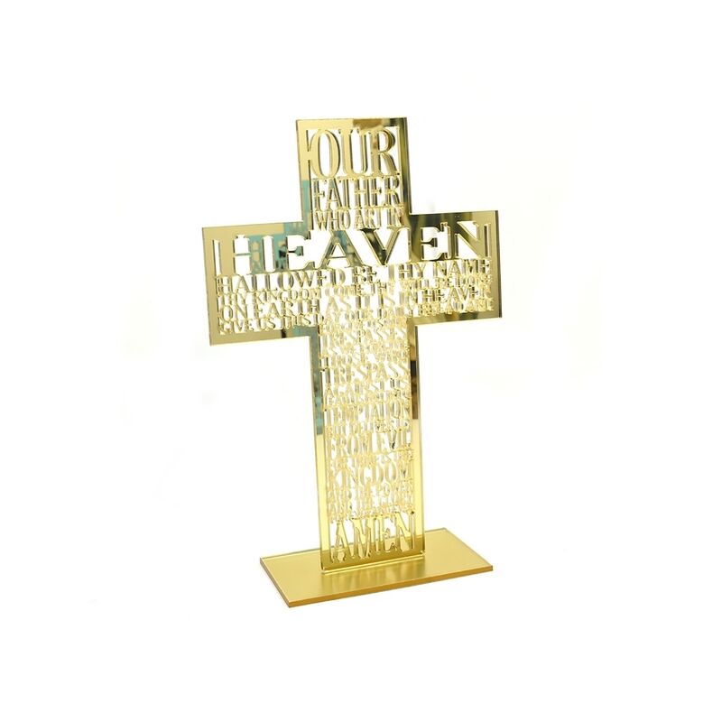 21cm scavano le scritture acriliche croce con