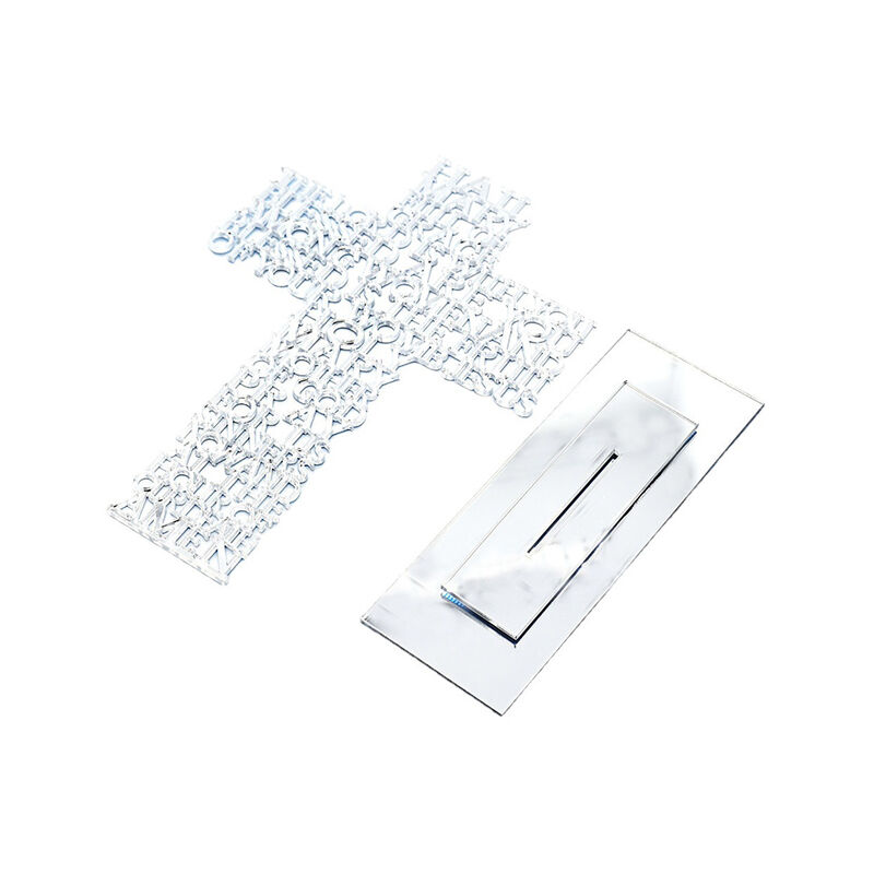 21cm scritture religiose acriliche croce gesù