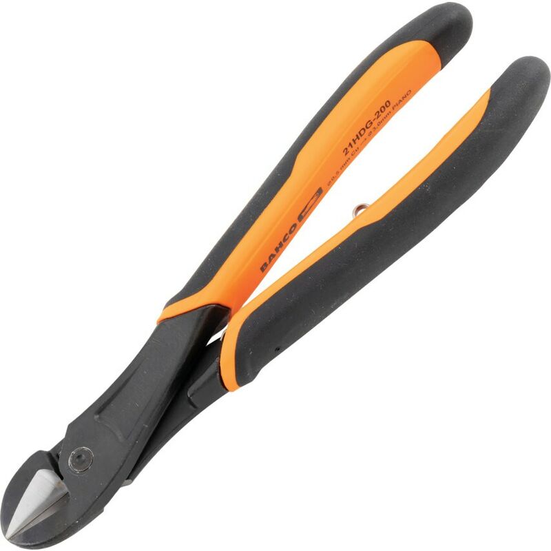 Ergo hd 200mm Side Cutters, 3.2mm Cutting Capacity - Bahco