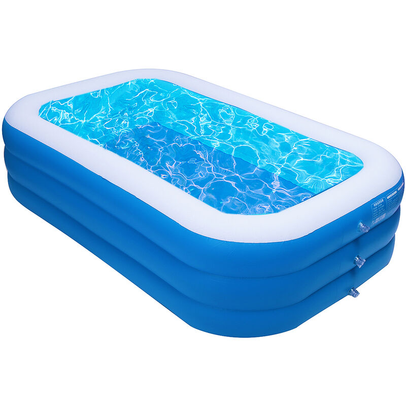 

2.1M Piscina Inflable, Plegable de PVC al Aire Libre Para Niños, Adultos