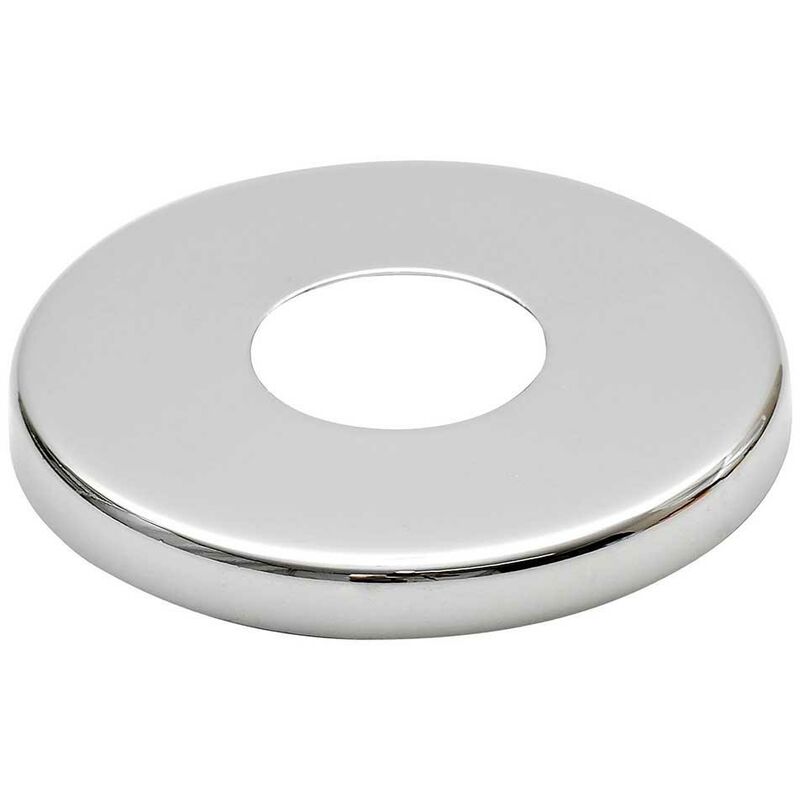 21mm (1/2") Collar Chrome Plated Steel Valve Tall Hole Cover Tap Rose 8mm Height