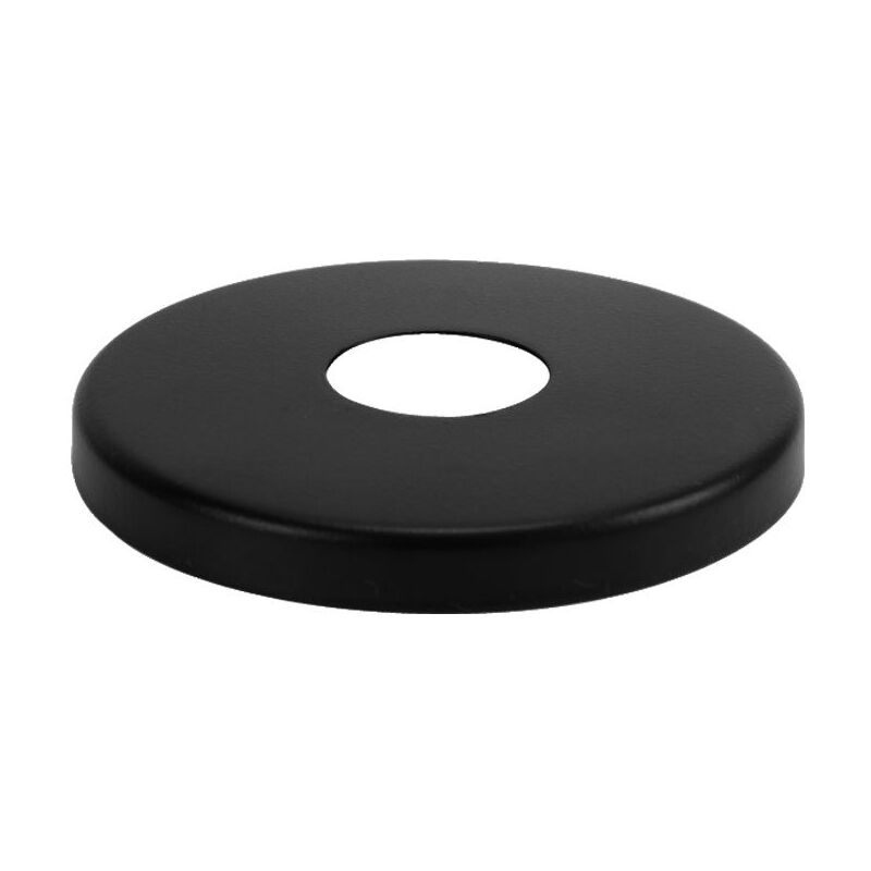 21mm 1/2' Inch BSP Black Finished Steel Valve Tap Pipe Cover Collar 8mm High