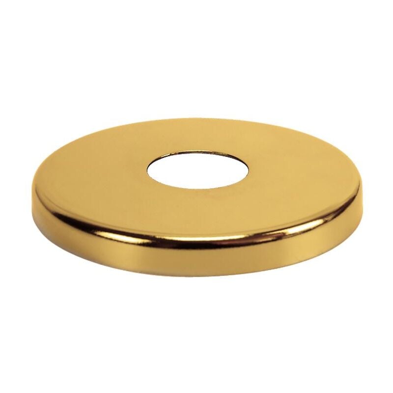 21mm 1/2' Inch BSP Gold Colour Steel Valve Tap Pipe Cover Collar 8mm High